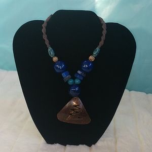 Boho beaded necklace